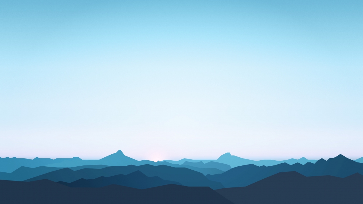 Mountain sky simple painting design background