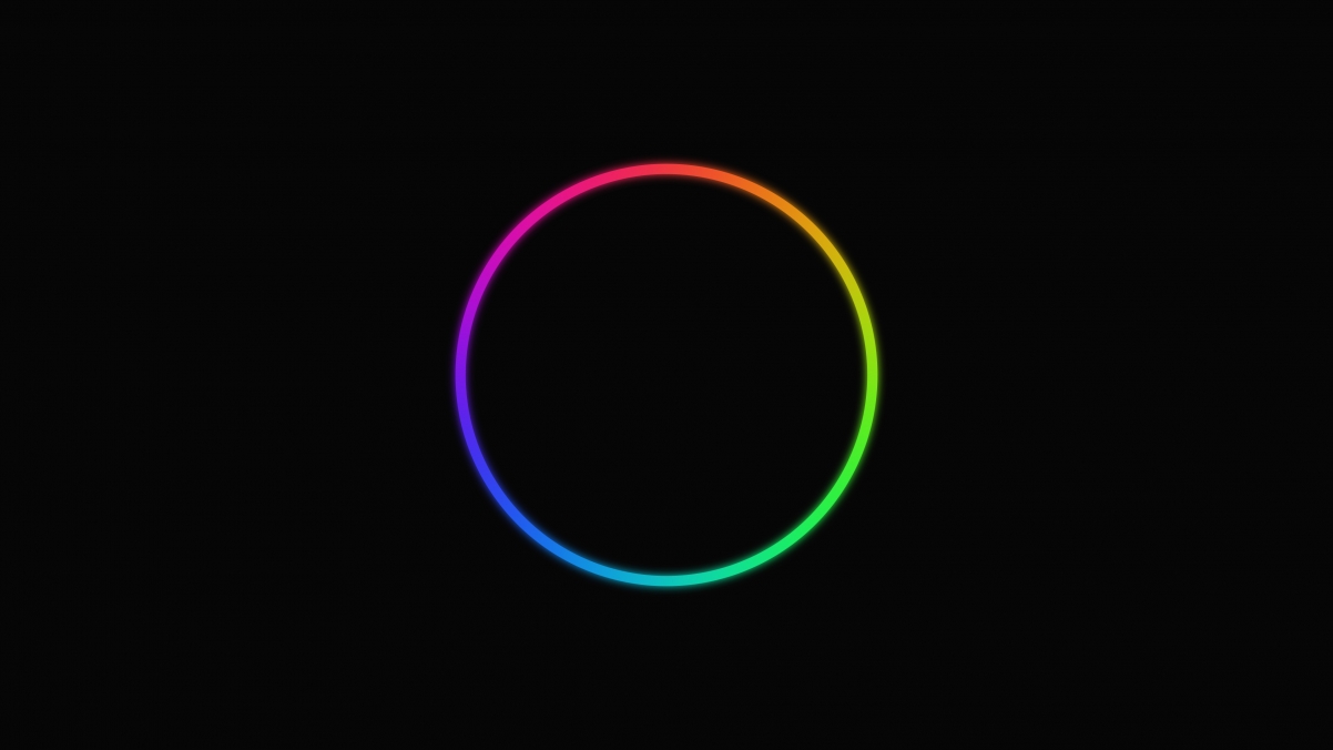 Color circle 4k minimalist wallpaper