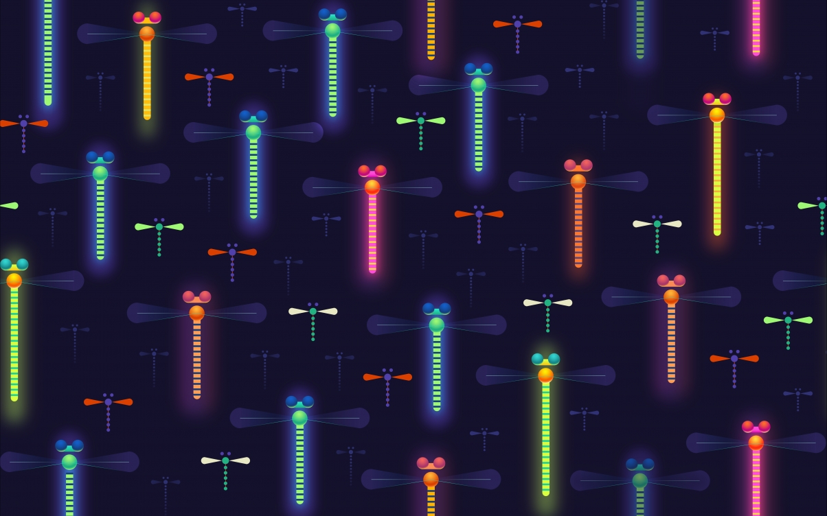 Dragonfly vector background 5K picture