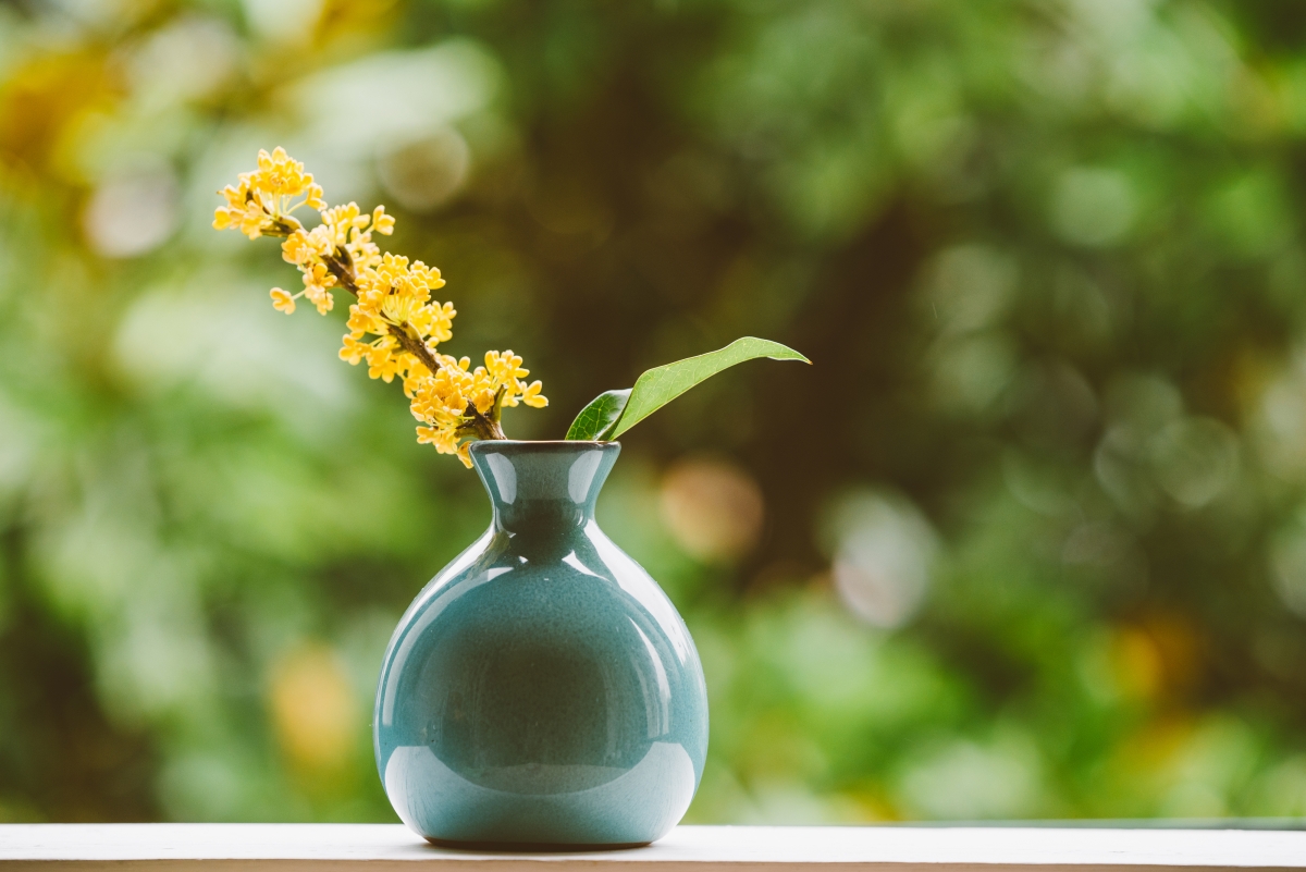 Fresh and beautiful osmanthus 4k background wallpaper