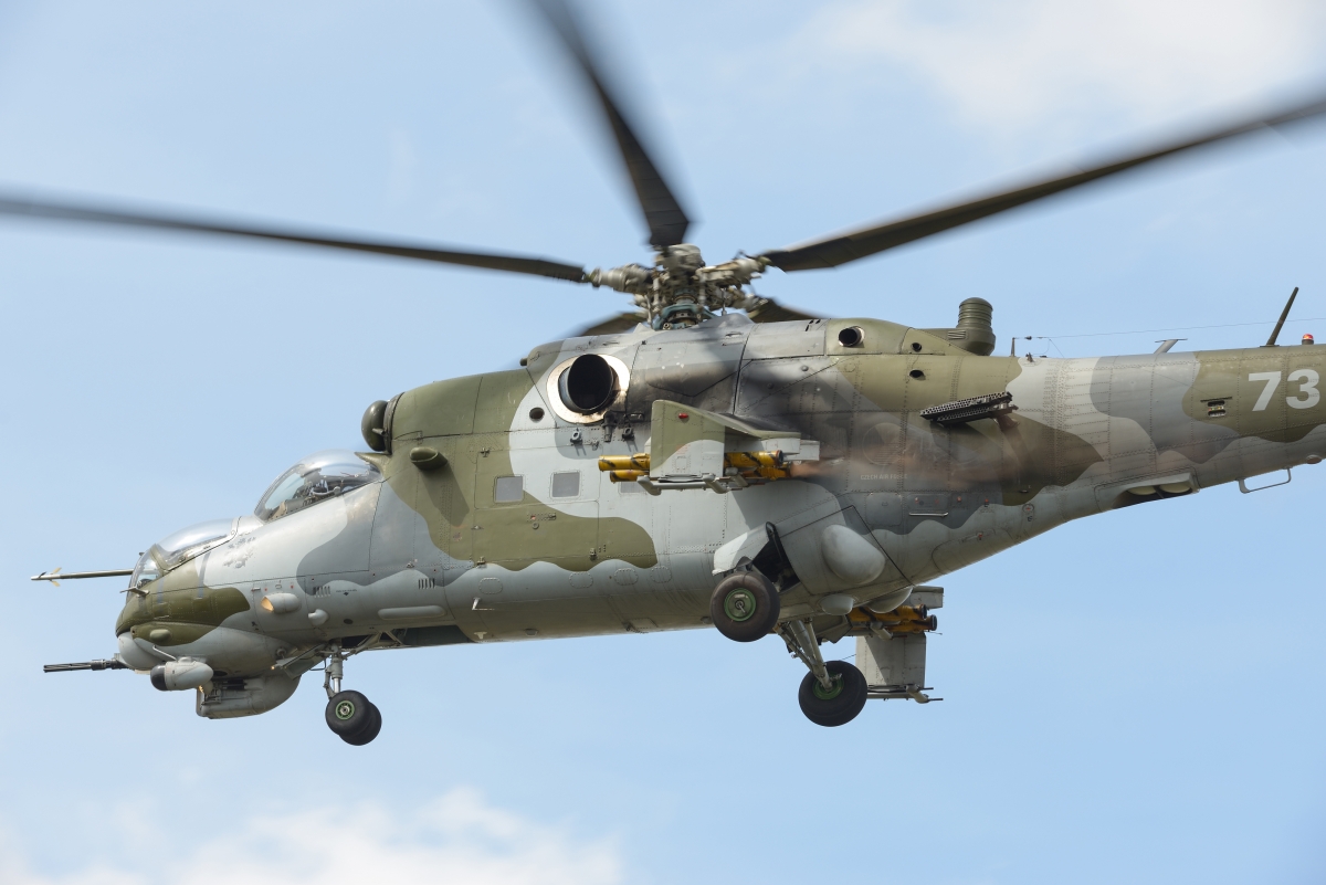MiG 24V, Mi-24V, helicopter,