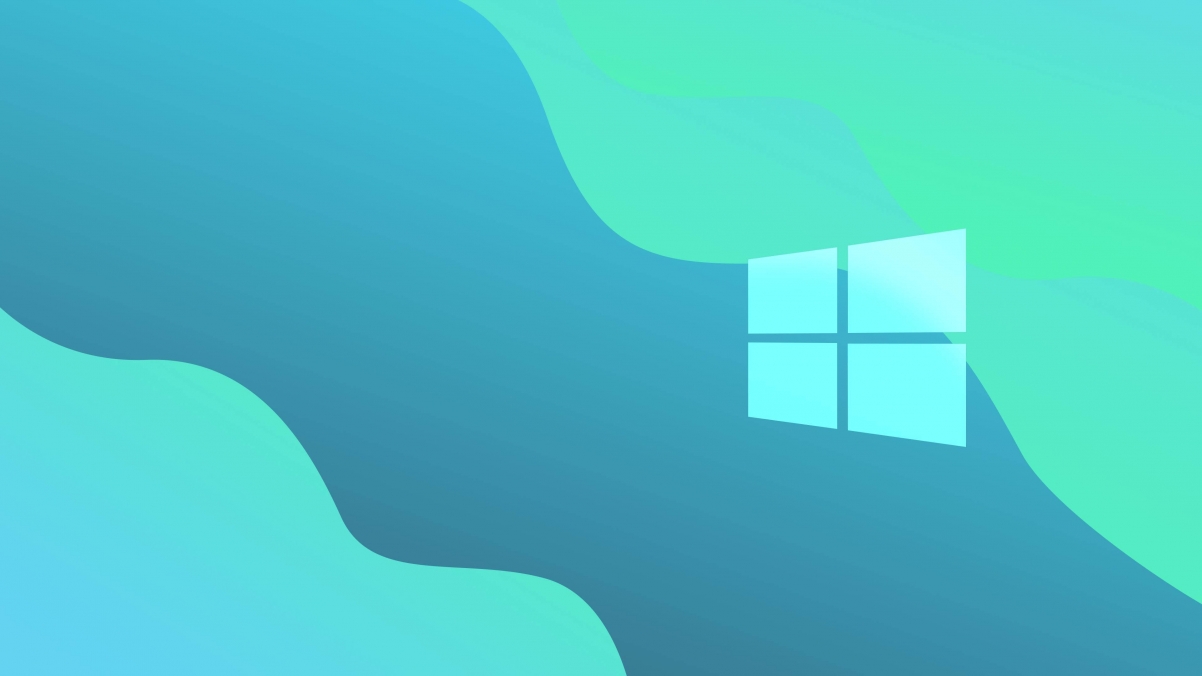 Green and refreshing design win10 HD 4