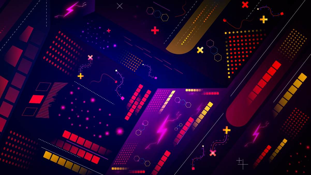 Technology Vector Design 4K Wallpaper
