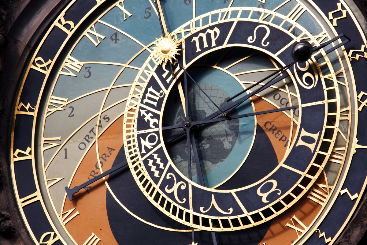 Metal clock pictures