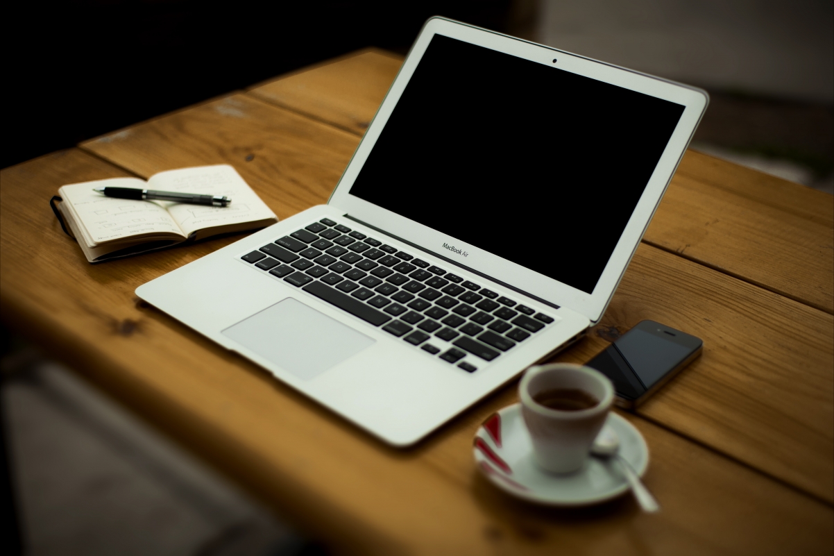 Home office laptop