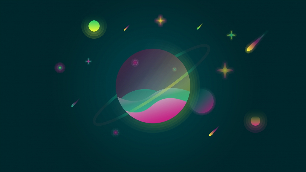Minimalist simple background star