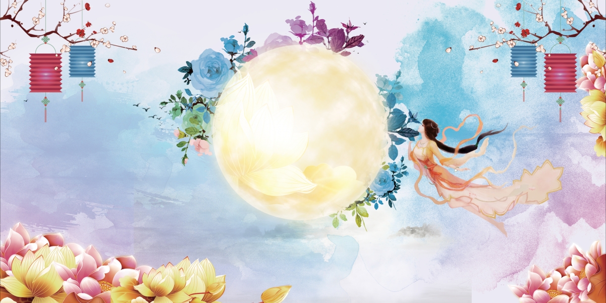 Mid-autumn festival background 4k picture