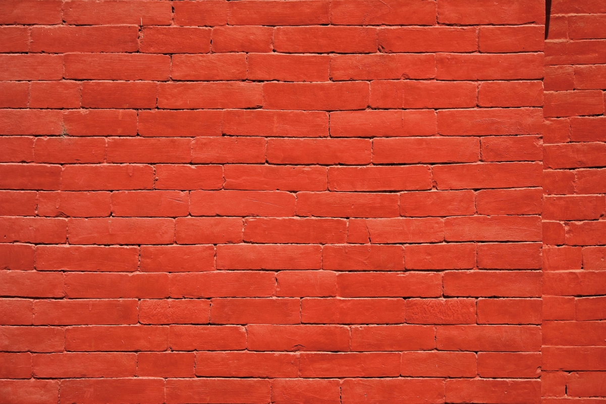 Red brick texture wall house brick