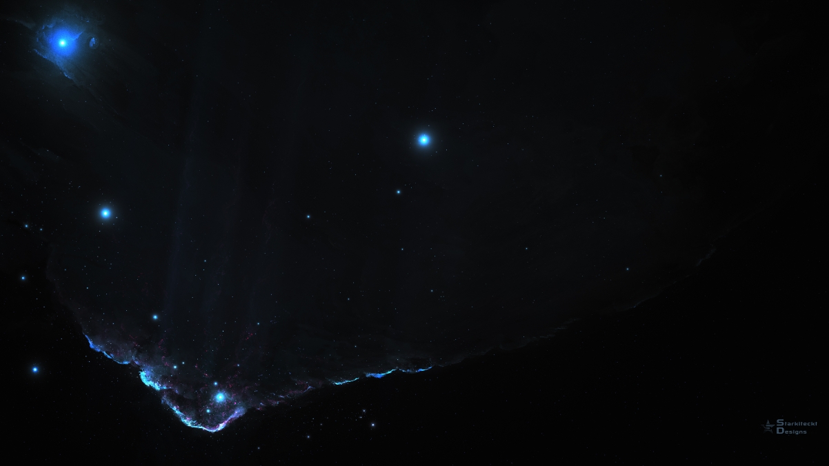 Dark night starry sky background 4k wallpaper