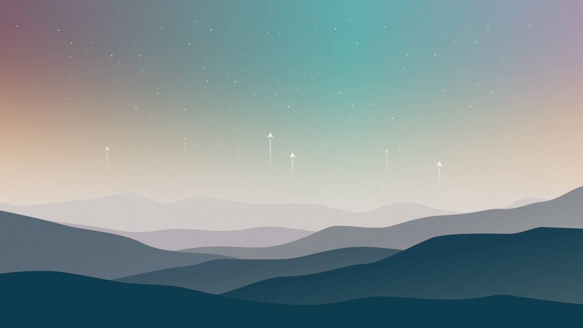 High mountain starry sky beautiful background 4k simple