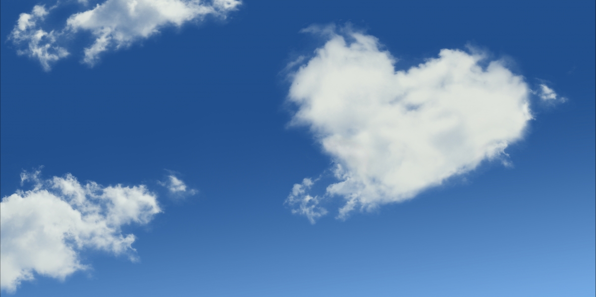 Affection love cloud romantic sky