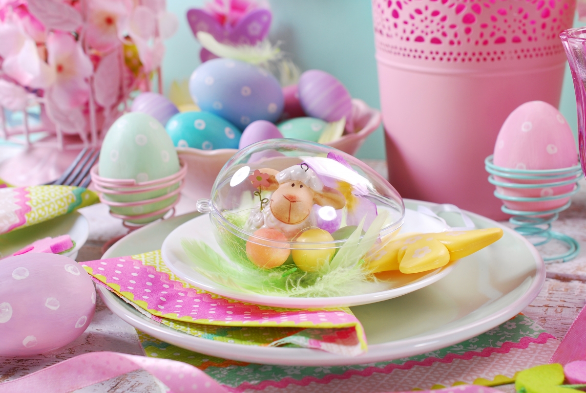 Happy Easter Eggs 4K Wallpaper