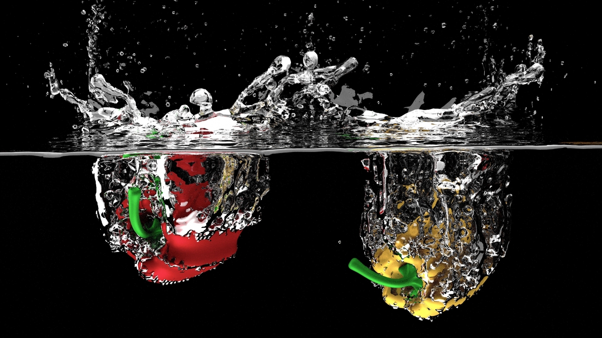 Dynamic water 4k wallpaper