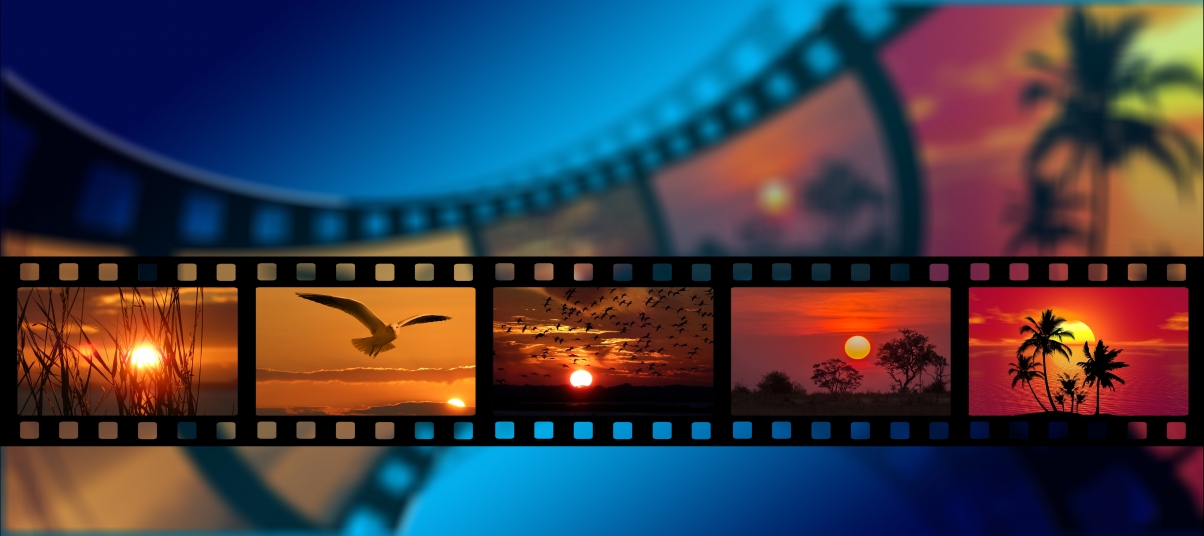 Movie sunset projector movie put
