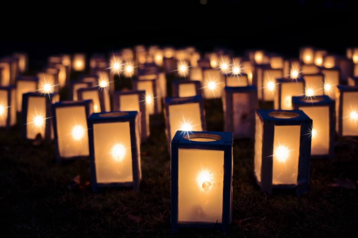 Lights Christmas Lights Candles 5K Wallpaper
