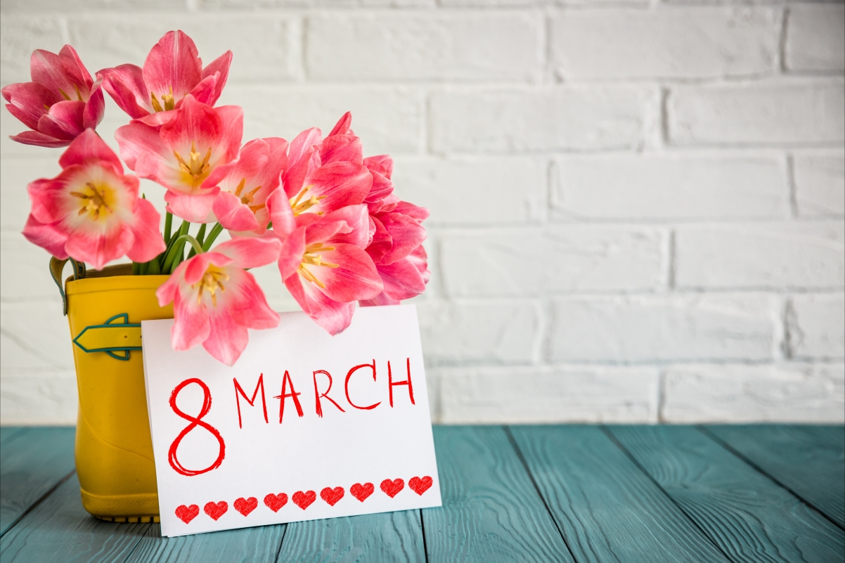 Spring Tulips March Women