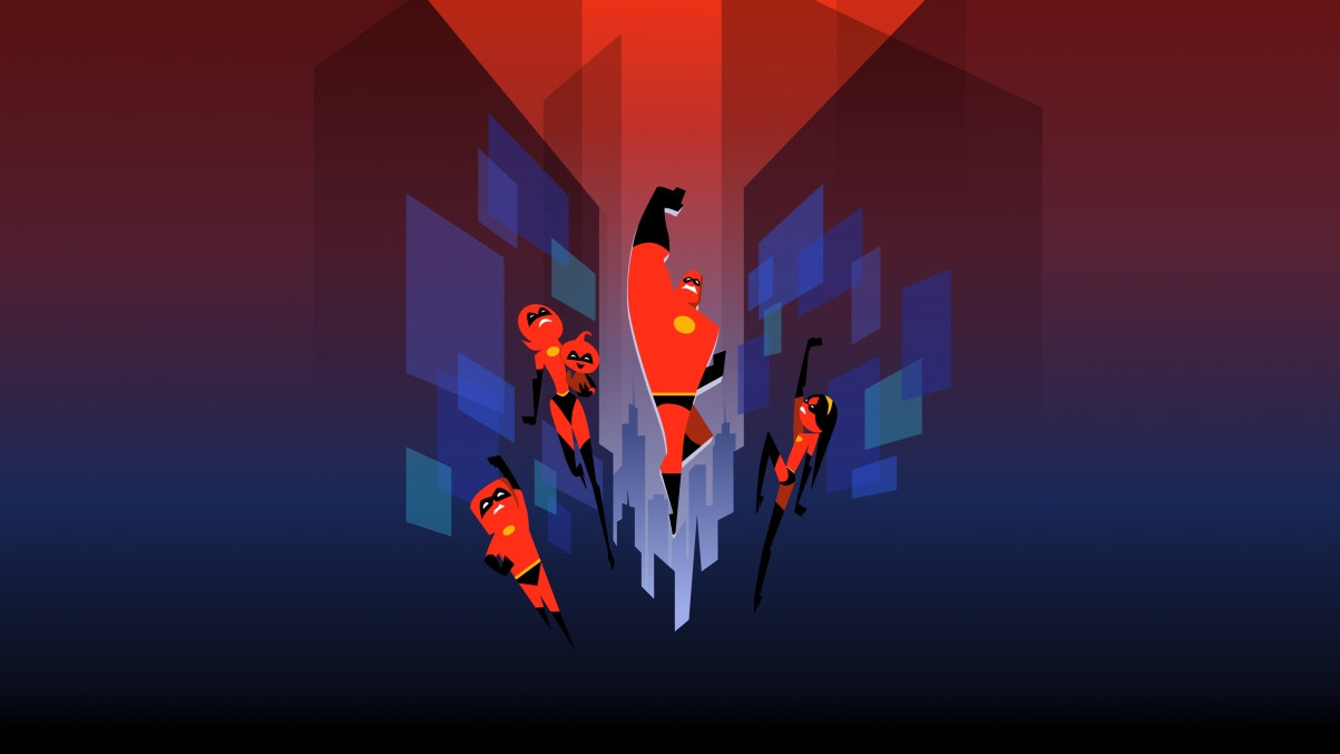 The Incredibles Simple 5k Wallpaper