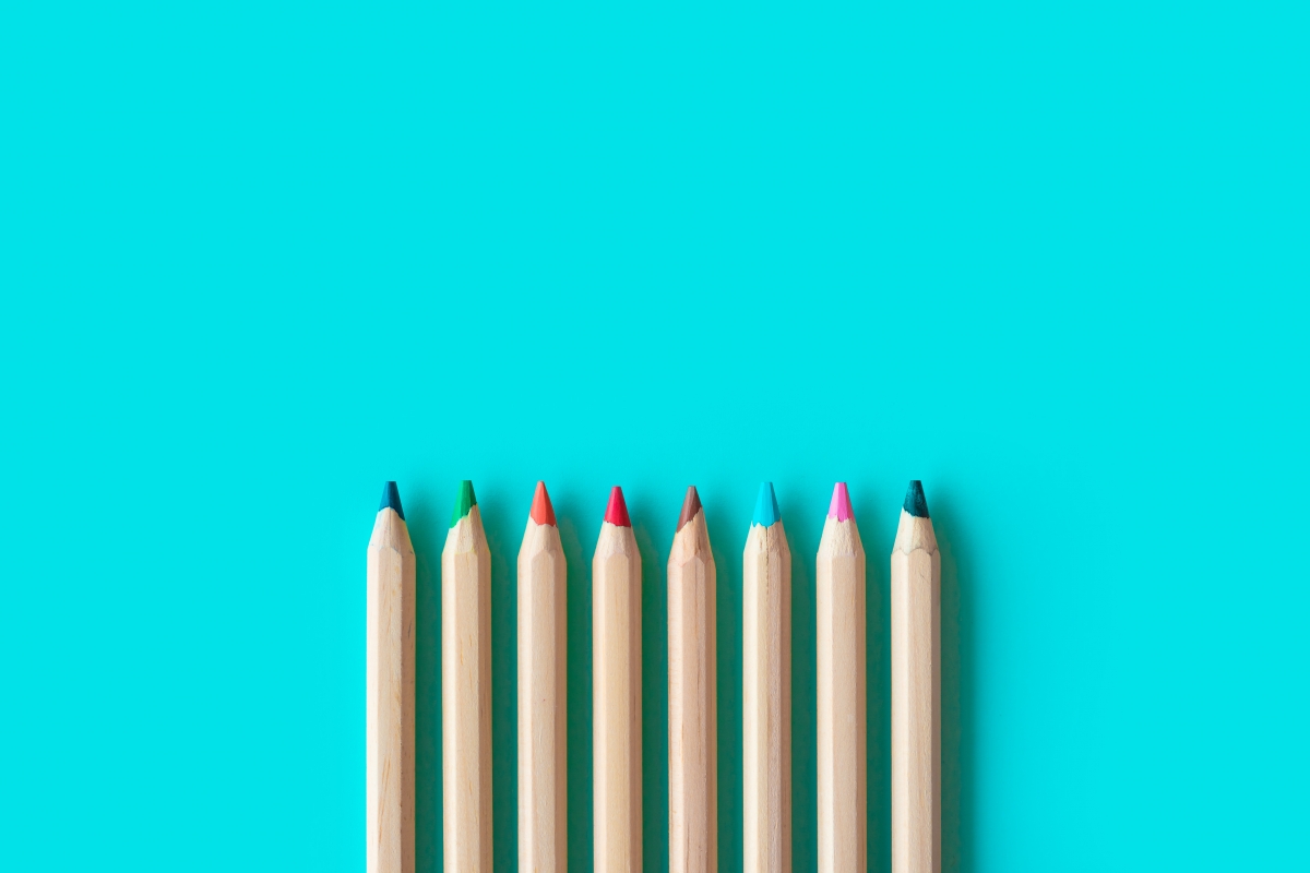 Colored pencils free 5k material picture