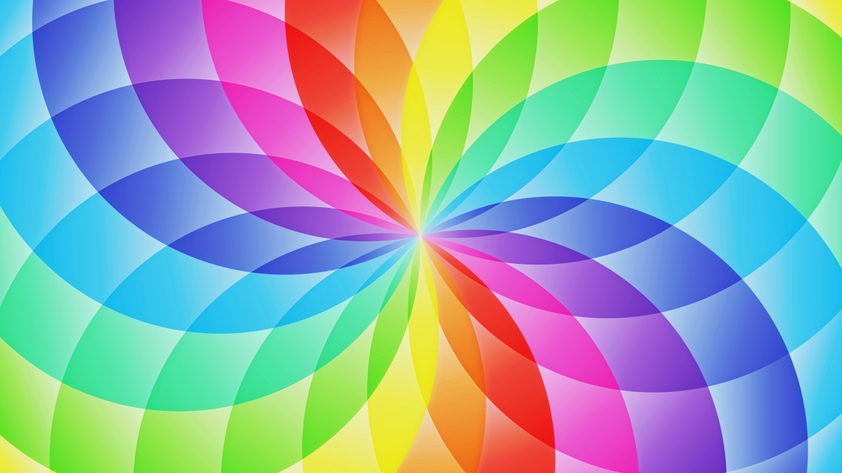 Rainbow design 4k wallpaper