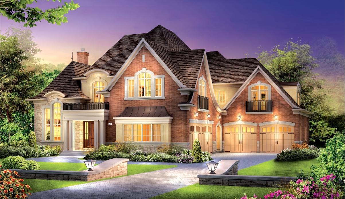 Villa decoration design house exterior