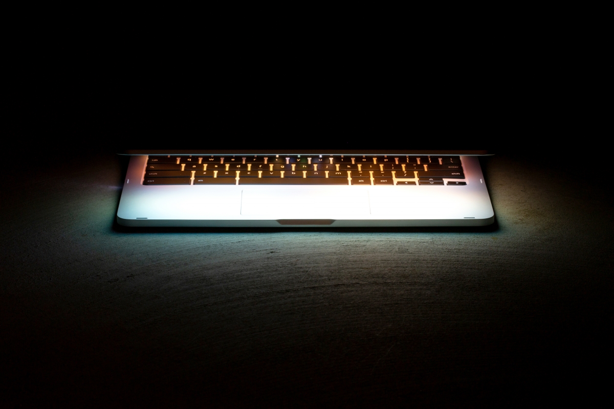 Laptop photo keyboard