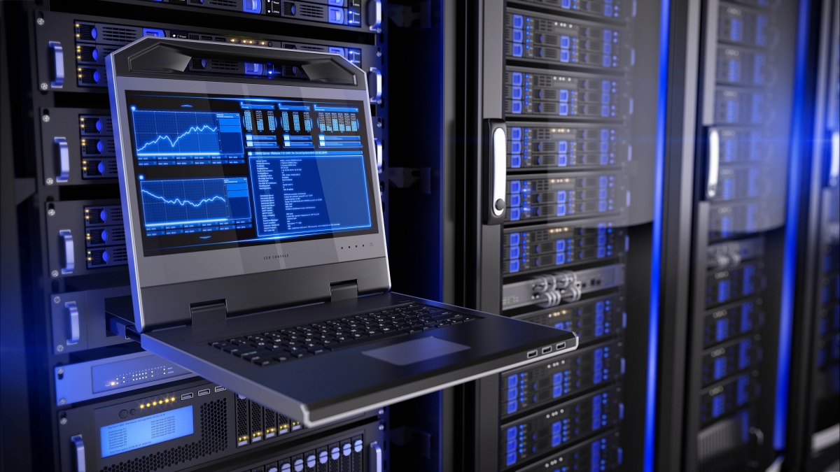 High-tech information on laptops