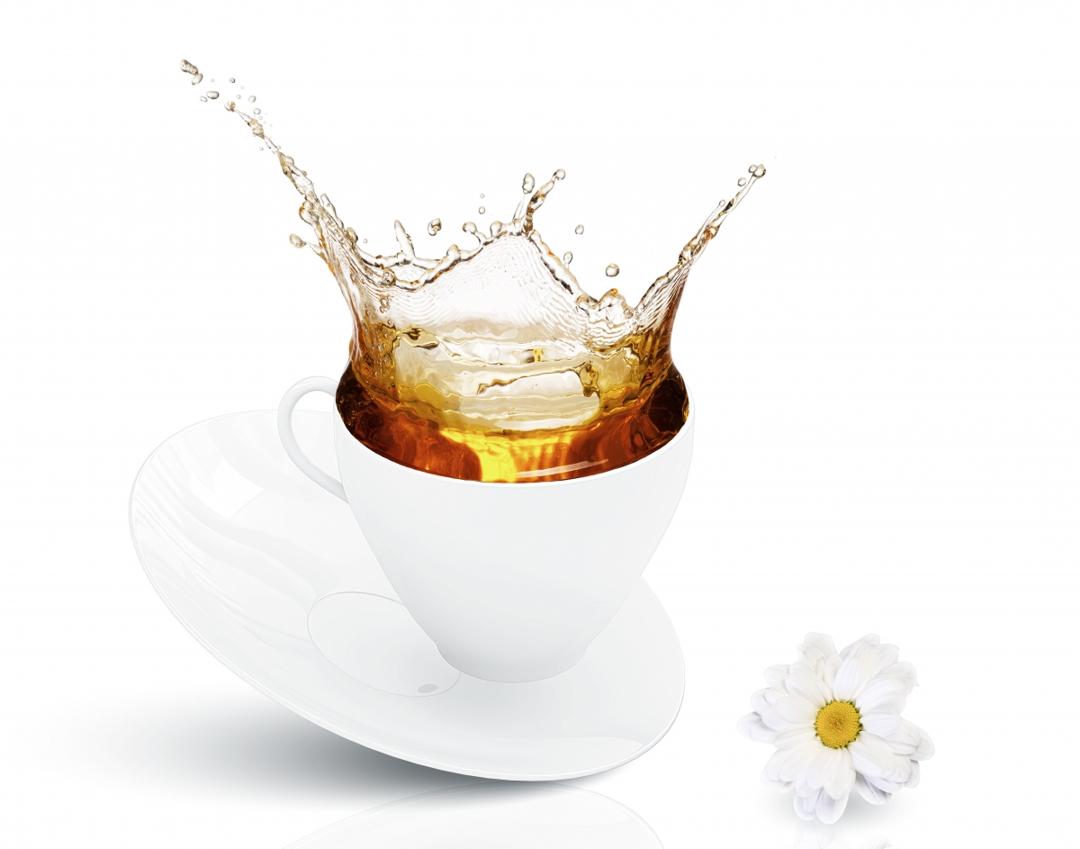 Cup of Tea Flower 8K Wallpaper