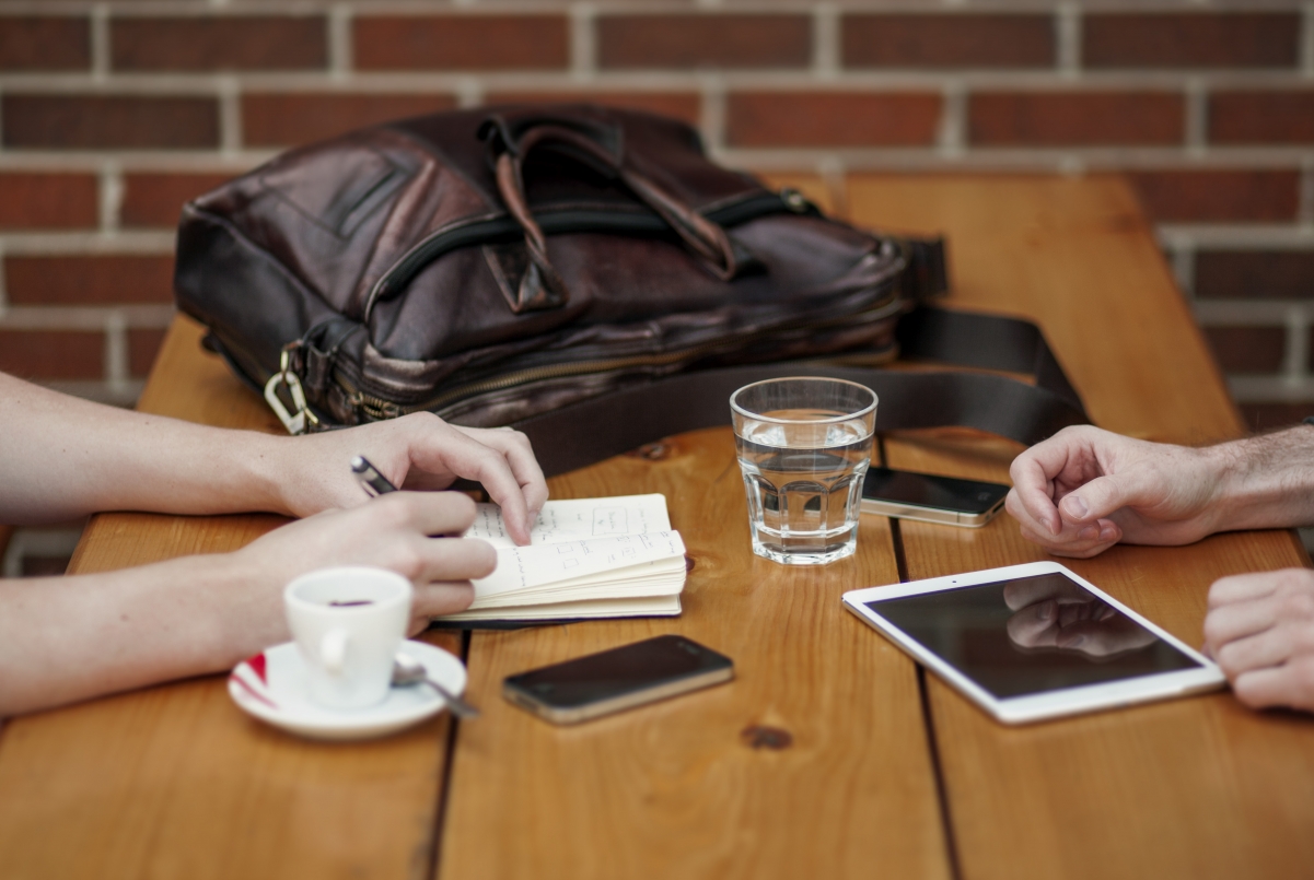Office meeting business partners