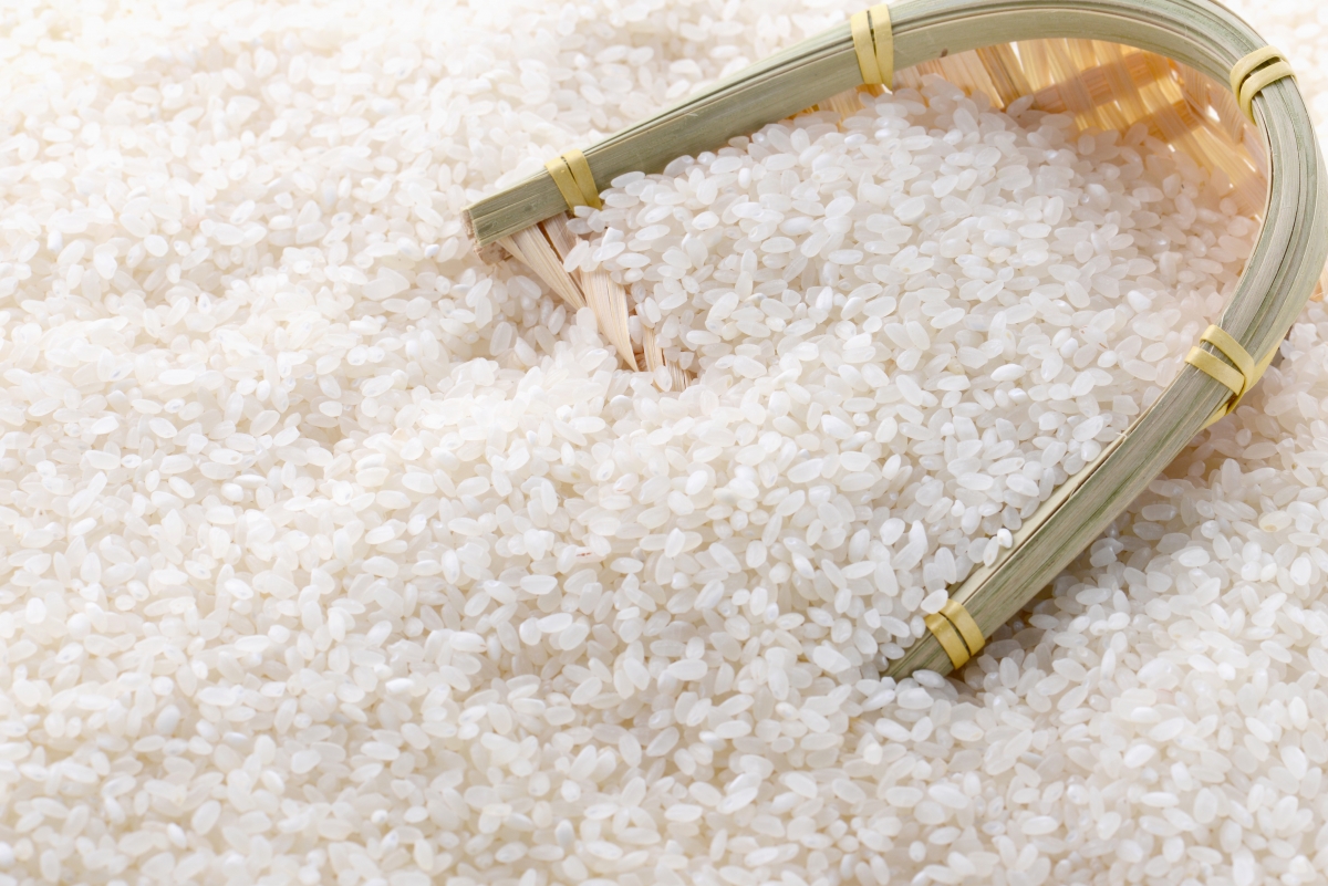 White rice 4K picture