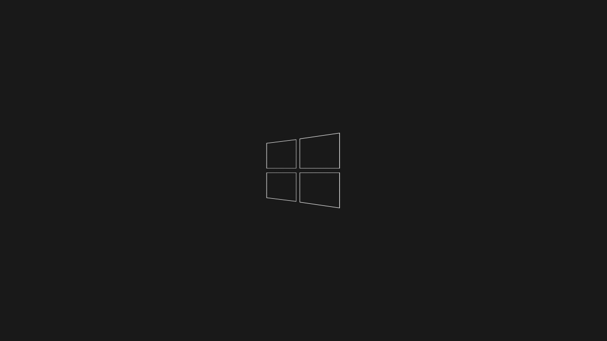 windows10 simple black background 4